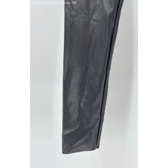 Joie Black Women's Faux Leather Leggings - Contemporary Fit - Size Medium - Picture 2 of 9